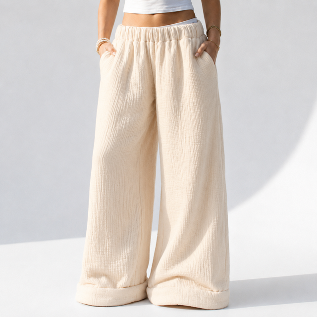 Low Rise fit in Cream